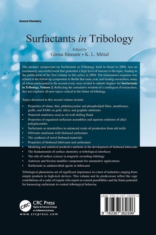 Produktbild: Surfactants in Tribology, Volume 2