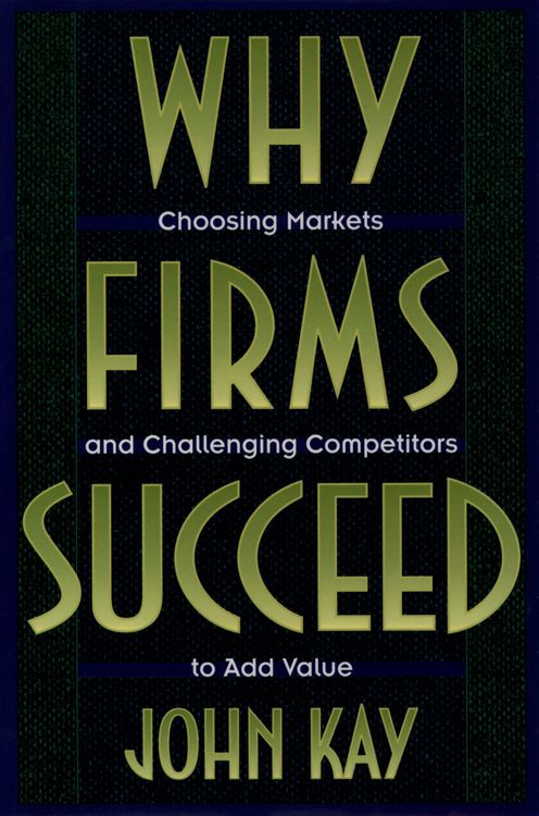 Produktbild: Why Firms Succeed