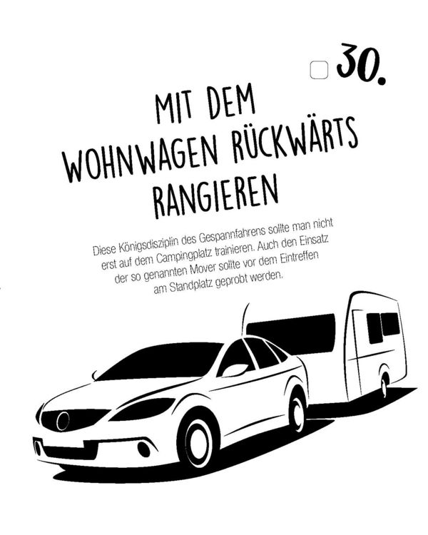 Produktbild: Die Bucket List f&uuml;r Camper