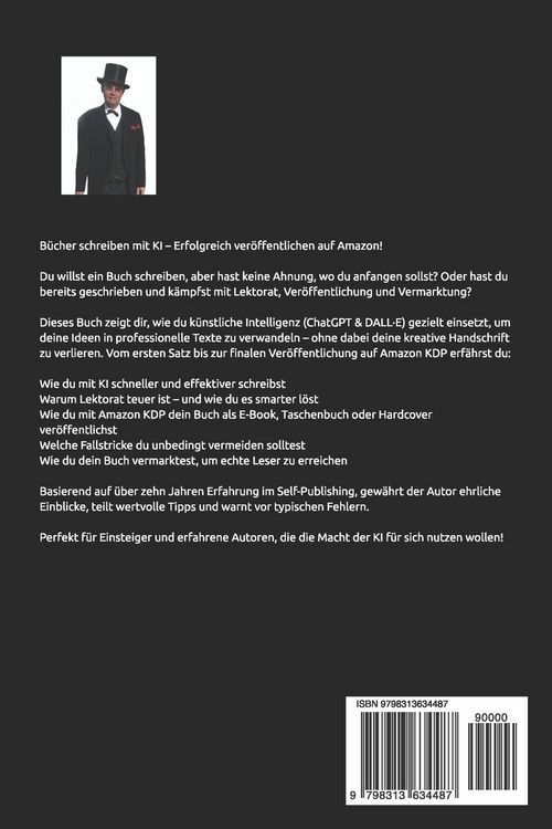 Produktbild: Ich schreibe meine B&uuml;cher mithilfe k&uuml;nstlicher Intelligenz und ver&ouml;ffentliche sie &uuml;ber Amazon