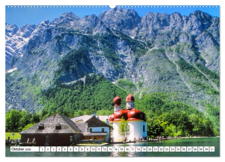 Produktbild: BAYERN, Du bist so sch&ouml;n (hochwertiger Premium Wandkalender 2026 DIN A2 quer), Kunstdruck in Hochglanz