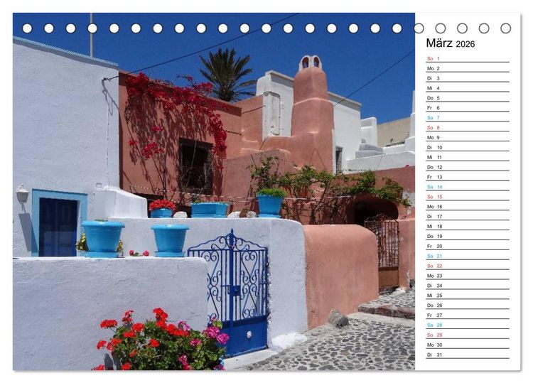 Produktbild: Traumziele in Europa (Tischkalender 2026 DIN A5 quer), CALVENDO Monatskalender