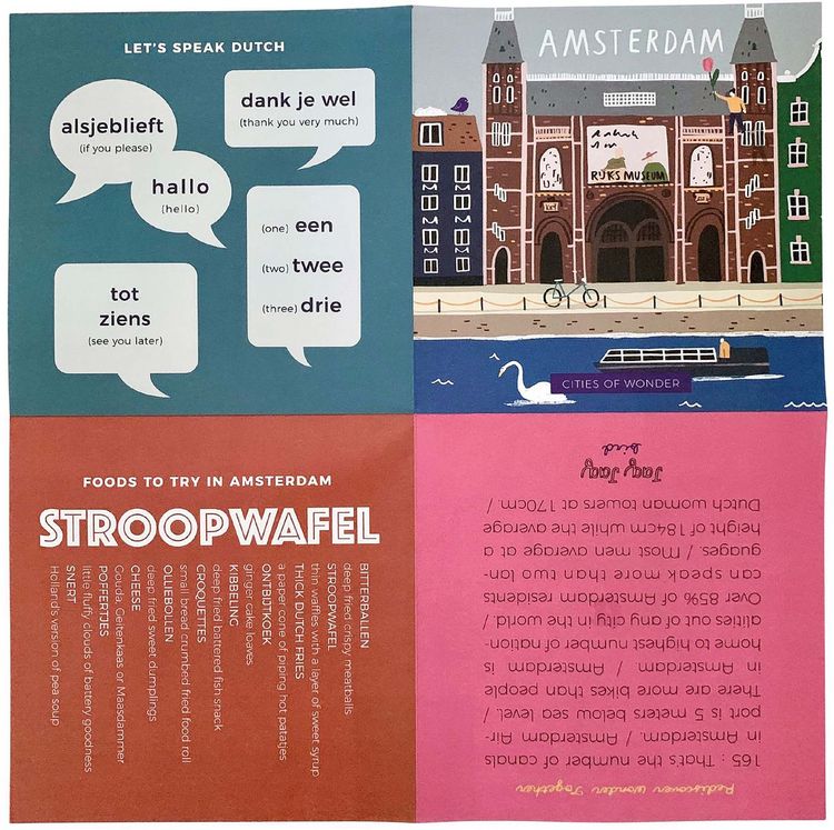 Produktbild: Kreidemalbuch Set mit 4 Kreiden Amsterdam