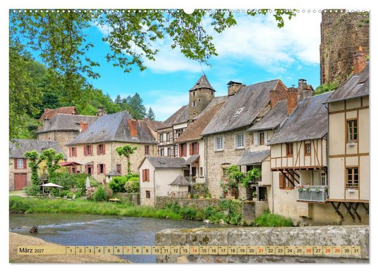 Produktbild: Bonjour Gascogne (hochwertiger Premium Wandkalender 2027 DIN A2 quer), Kunstdruck in Hochglanz
