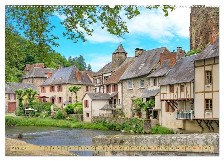 Produktbild: Bonjour Gascogne (Wandkalender 2027 DIN A2 quer), CALVENDO Monatskalender