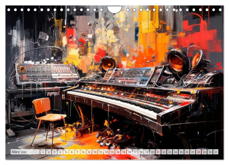 Produktbild: ROCK Sp&uuml;re die grenzenlose Power (Wandkalender 2026 DIN A4 quer), CALVENDO Monatskalender
