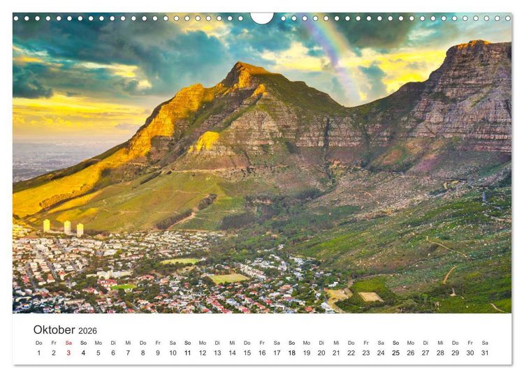 Produktbild: Bezauberndes S&uuml;dafrika (Wandkalender 2026 DIN A3 quer), CALVENDO Monatskalender