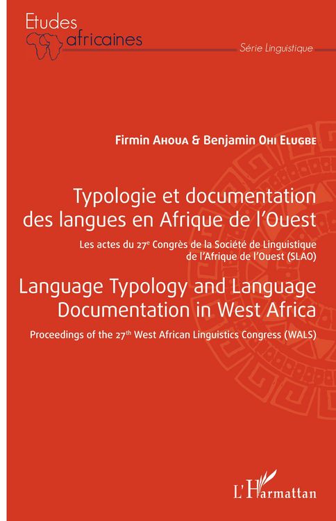 Produktbild: Typologie et documentation des langues en Afrique de l'Ouest