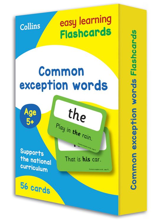 Produktbild: Collins Easy Learning Ks1 - Common Exception Words Flashcards