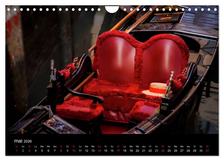 Produktbild: Venise Impressions (Calendrier mural 2026 DIN A4 vertical), CALVENDO calendrier mensuel