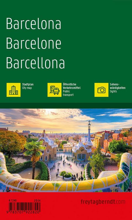 Produktbild: Freytag & berndt Innenstadtplan Barcelona 1:10.000