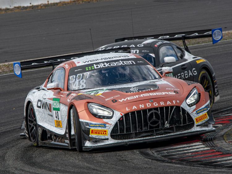 Produktbild: CALVENDO Puzzle Landgraf Motorsport / Mercedes AMG GT3 | 1000 Teile Lege-Gr&ouml;&szlig;e 64x48cm Foto-Puzzle f&uuml;r gl&uuml;ckliche Stunden