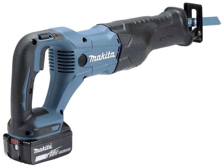 Produktbild: Makita DJR186RT Akku-S&auml;bels&auml;ge DJR186RT inkl. Akku, inkl. Ladeger&auml;t, inkl. Koffer 18 V 5 Ah