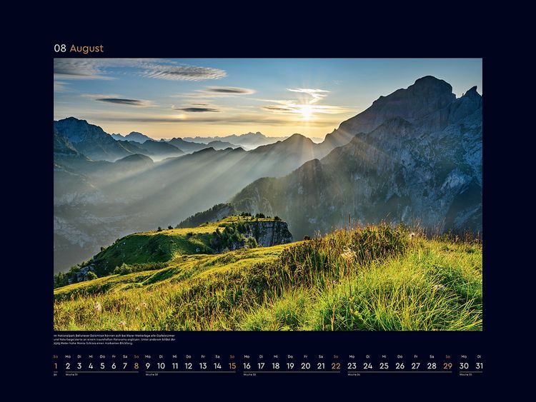 Produktbild: Magie der Berge - KUNTH Wandkalender 2027