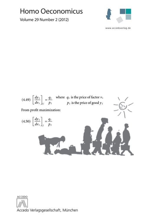 Produktbild: Homo Oeconomicus 29 (2)