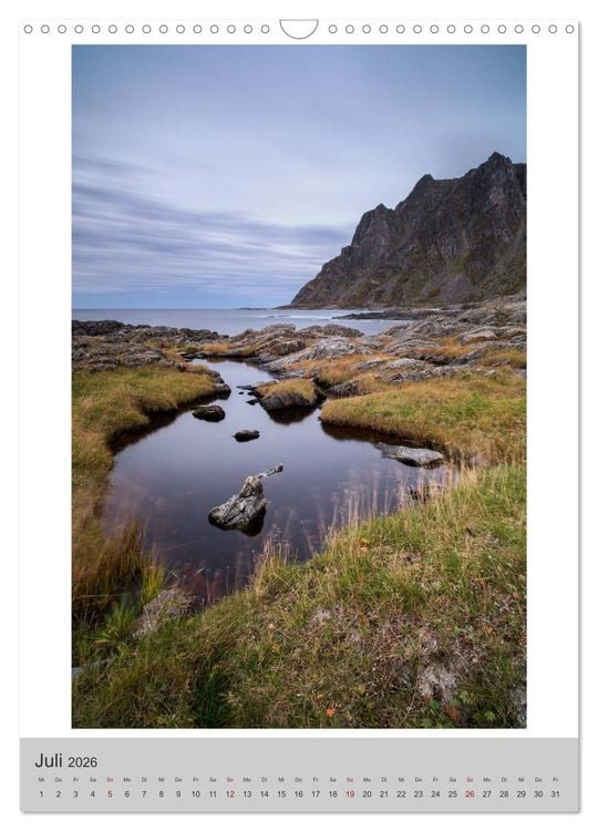 Produktbild: Bezauberndes Norwegen ~ Lofoten & Nordland ~ (Wandkalender 2026 DIN A3 hoch), CALVENDO Monatskalender