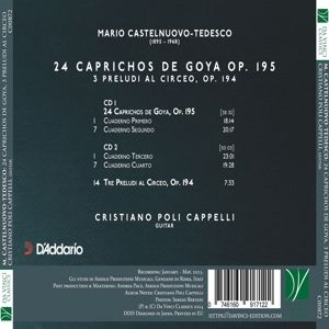 Produktbild: 24 Caprichos de Goya,op. 195,3 Preludi Al Circeo