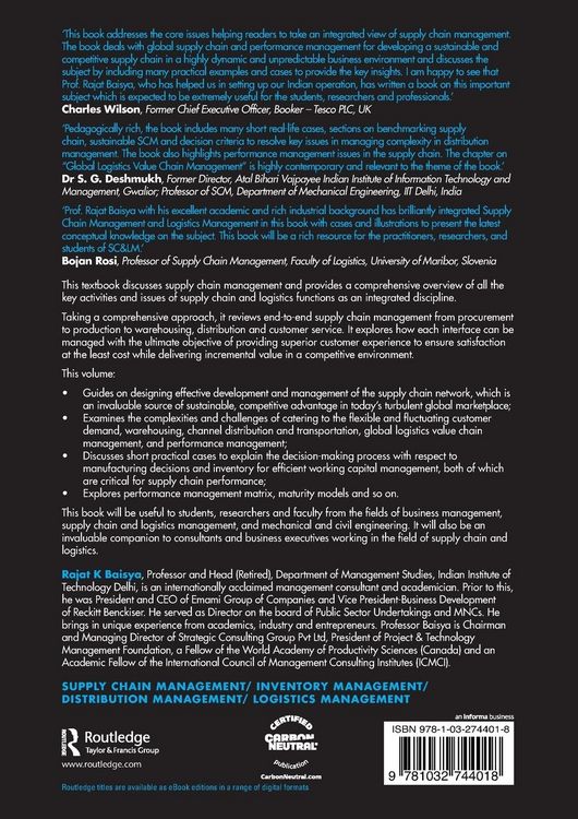 Produktbild: Supply Chain and Logistics Management
