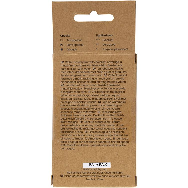 Produktbild: Creativ Company Gouachefarbe, Wei&szlig;, 3x20 ml
