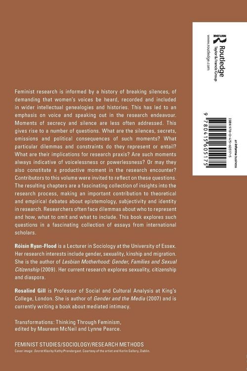 Produktbild: Secrecy and Silence in the Research Process