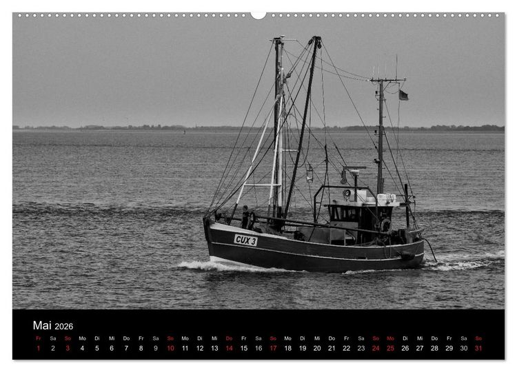 Produktbild: Willkommen in Cuxhaven (Wandkalender 2026 DIN A2 quer), CALVENDO Monatskalender