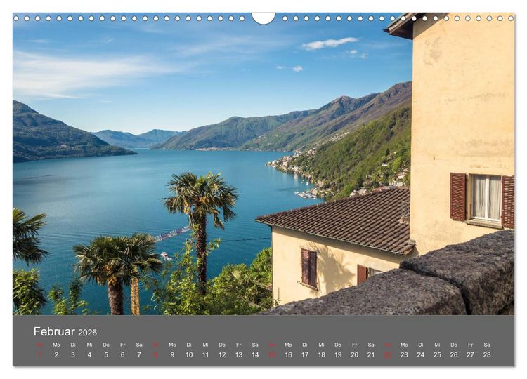 Produktbild: Tessin, zwischen Lago Maggiore und Lugano (Wandkalender 2026 DIN A3 quer), CALVENDO Monatskalender