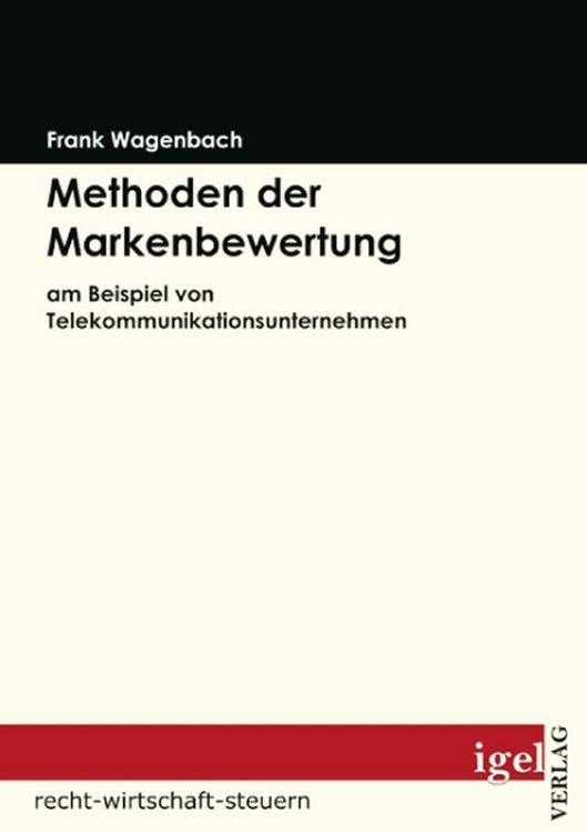 Produktbild: Methoden der Markenbewertung