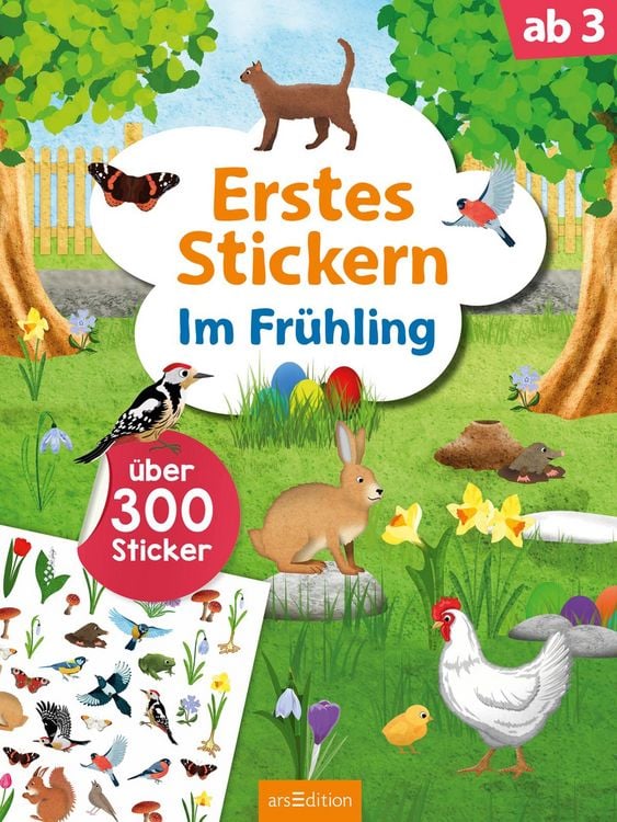 Produktbild: Erstes Stickern &ndash; Im Fr&uuml;hling