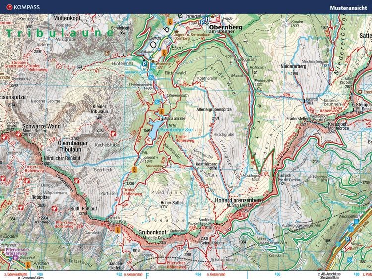 Produktbild: KOMPASS Wanderkarte 238 Istrien, Istra, Istria 1:75.000