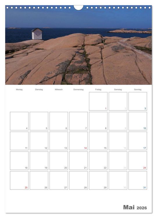 Produktbild: Typisch Schwedisch Bohusl&auml;n (Wandkalender 2026 DIN A3 hoch), CALVENDO Monatskalender