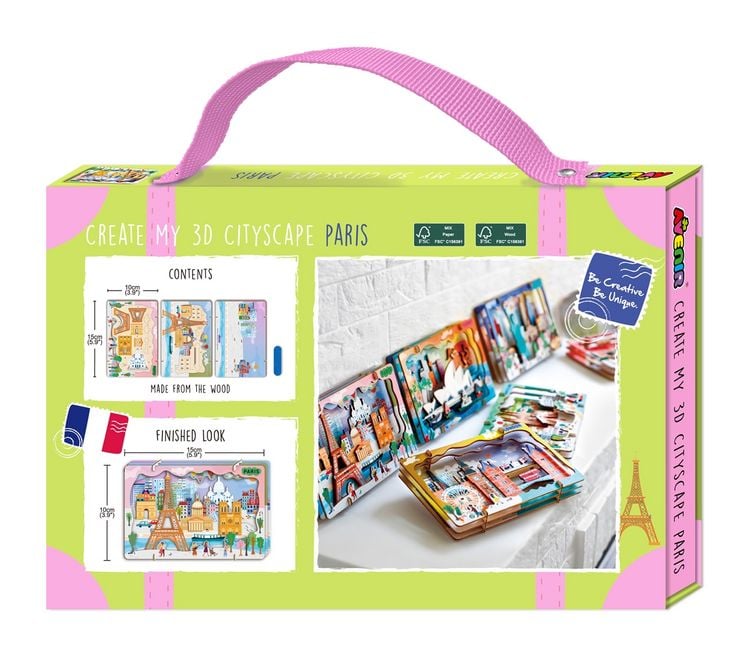 Produktbild: AVENIR - 3D St&auml;dte-Bastelset Paris