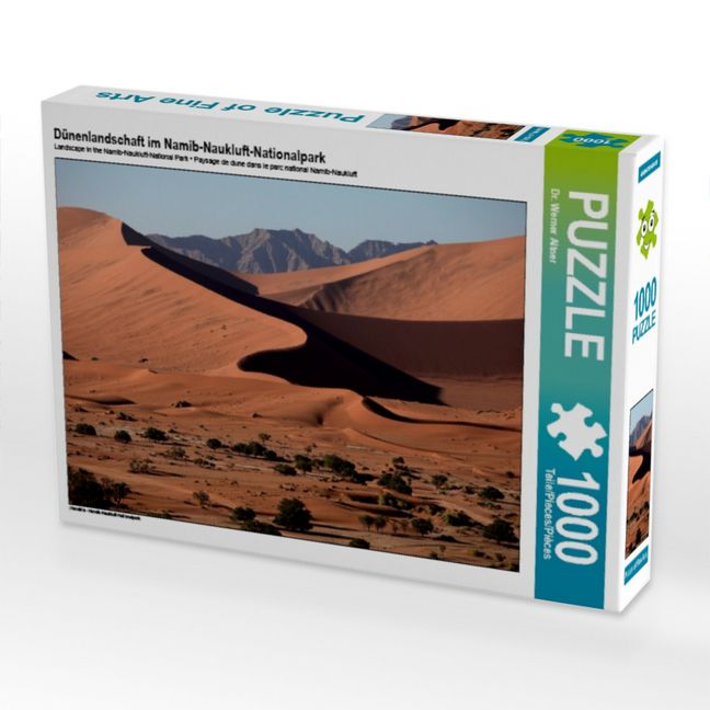 Produktbild: CALVENDO Puzzle D&uuml;nenlandschaft im Namib-Naukluft-Nationalpark | 1000 Teile Lege-Gr&ouml;&szlig;e 64x48cm Foto-Puzzle f&uuml;r gl&uuml;ckliche Stunden