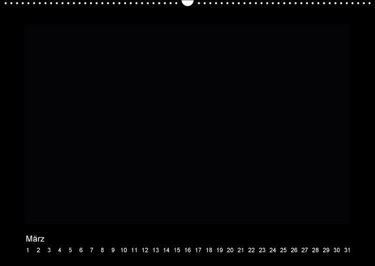Produktbild: Geburtstags - Bastelkalender - Schwarz (Wandkalender immerw&auml;hrend DIN A2 quer)