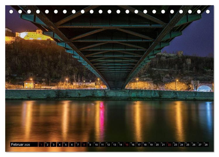 Produktbild: Passau, das Venedig Bayerns (Tischkalender 2026 DIN A5 quer), CALVENDO Monatskalender
