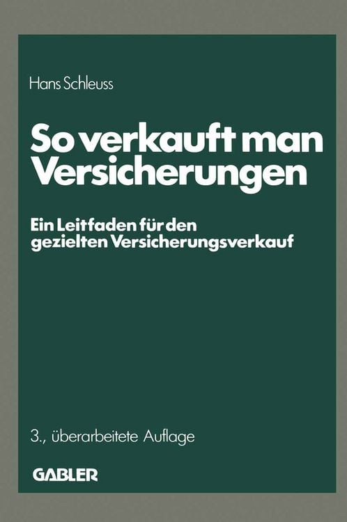 Produktbild: So verkauft man Versicherungen
