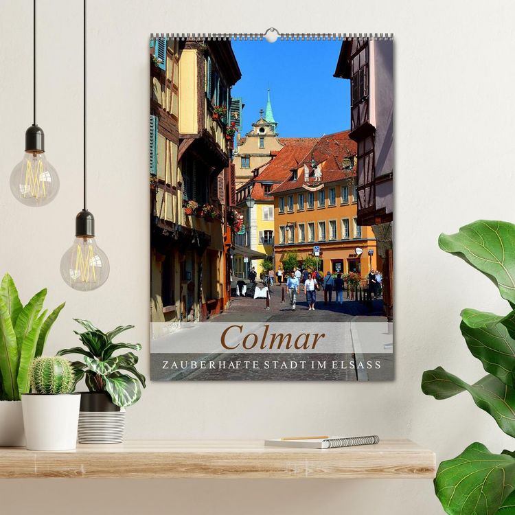 Produktbild: Colmar - Zauberhafte Stadt im Elsass (Wandkalender 2026 DIN A2 hoch), CALVENDO Monatskalender