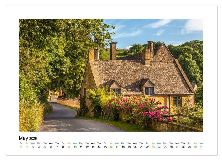 Produktbild: Charming Country Houses (Wall Calendar 2026 DIN A3 landscape), CALVENDO 12 Month Wall Calendar
