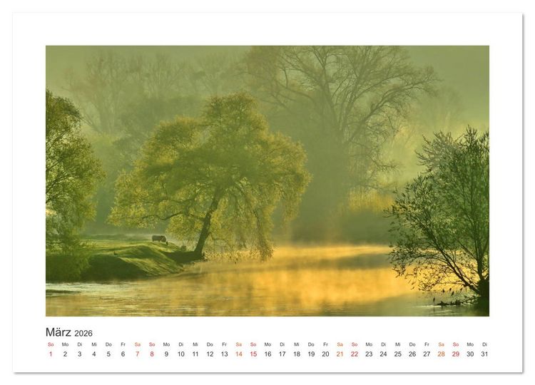 Produktbild: Nordhessen ist fotogen - Werra-Mei&szlig;ner - Edition (hochwertiger Premium Wandkalender 2026 DIN A2 quer), Kunstdruck in Hochglanz