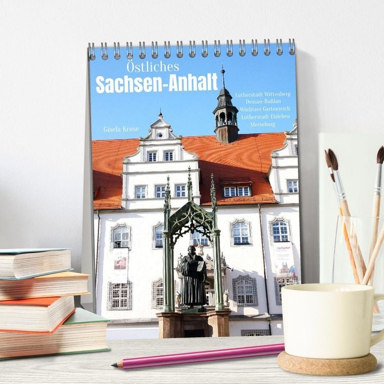 Produktbild: &Ouml;stliches Sachsen-Anhalt (Tischkalender 2026 DIN A5 hoch), CALVENDO Monatskalender