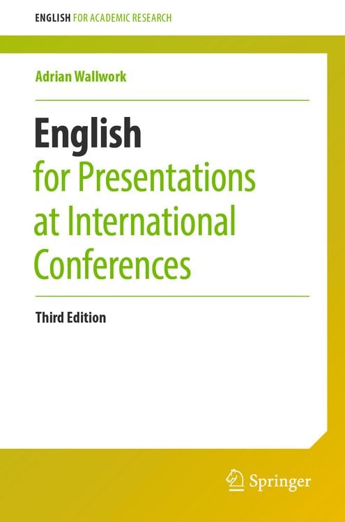Produktbild: English for Presentations at International Conferences