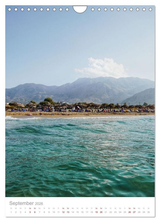 Produktbild: Kreta (Wandkalender 2026 DIN A4 hoch), CALVENDO Monatskalender