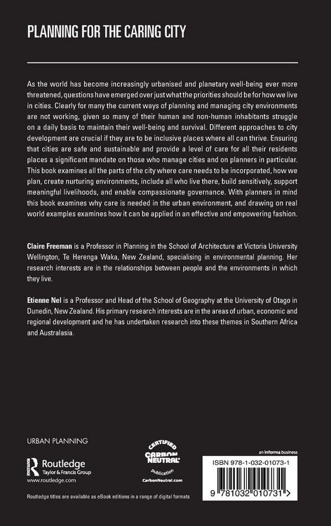 Produktbild: Planning for the Caring City