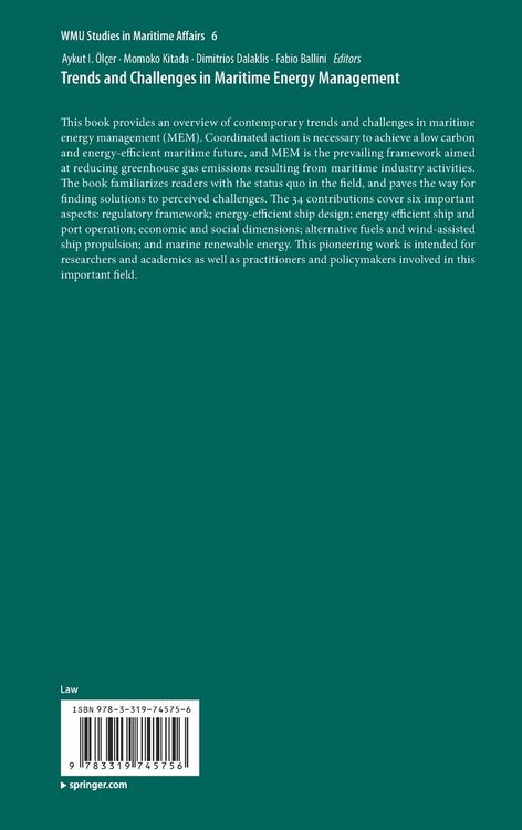 Produktbild: Trends and Challenges in Maritime Energy Management