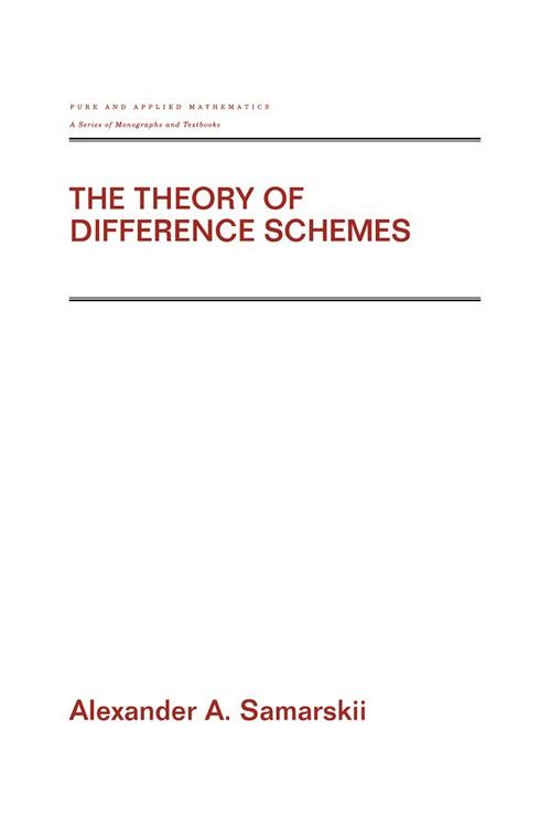 Produktbild: The Theory of Difference Schemes