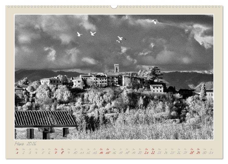 Produktbild: Toskana - Pisa und seine Umgebung (hochwertiger Premium Wandkalender 2026 DIN A2 quer), Kunstdruck in Hochglanz