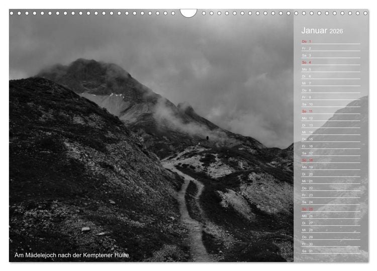 Produktbild: Alpen&uuml;berquerung (Wandkalender 2026 DIN A3 quer), CALVENDO Monatskalender