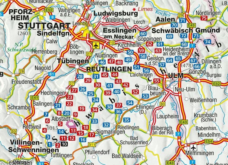 Produktbild: KOMPASS Wanderf&uuml;hrer Schw&auml;bische Alb