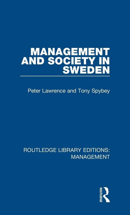 Produktbild: Management and Society in Sweden