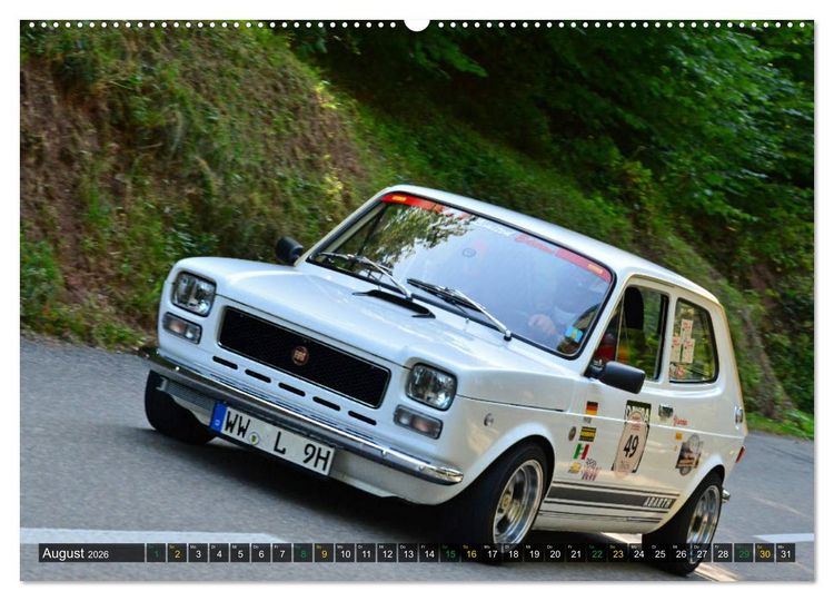 Produktbild: OLDTIMER BERGRENNEN - Kleine Flitzer (Wandkalender 2026 DIN A2 quer), CALVENDO Monatskalender