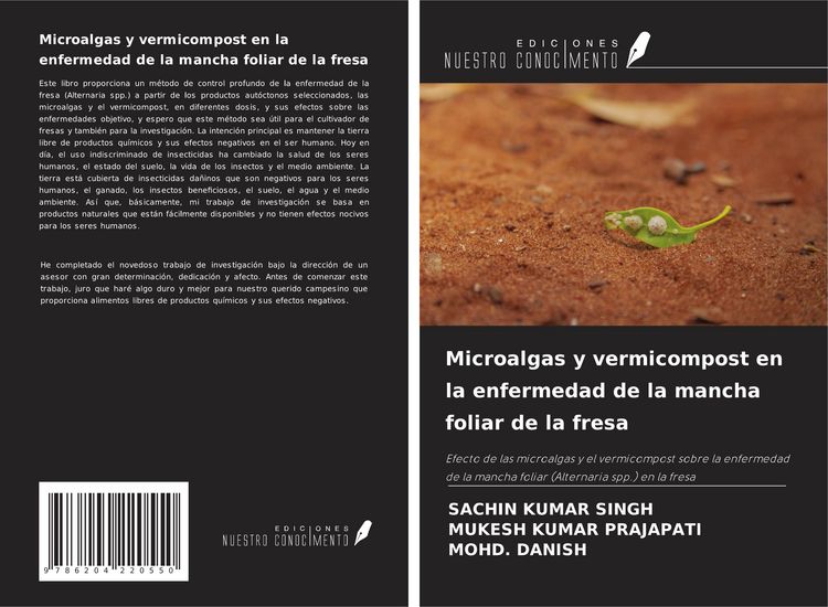 Produktbild: Microalgas y vermicompost en la enfermedad de la mancha foliar de la fresa